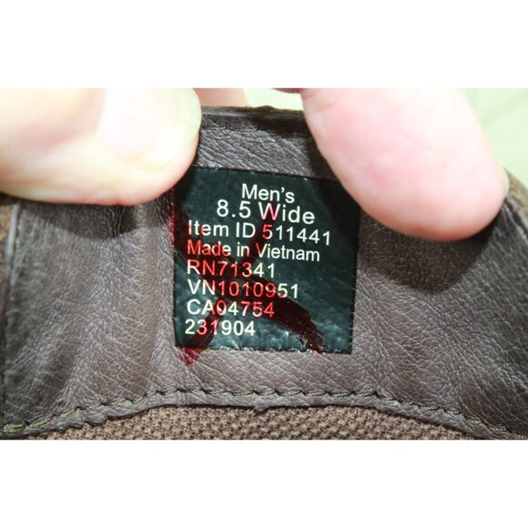 LL Bean Stonington Chukka Boots Water Resistant Leather Brown 8.5 W main image 5